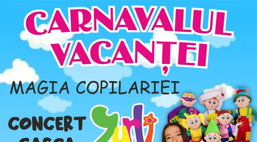 Foto: “Carnavalul Vacanței – Magia Copilăriei”. Două zile de bucurie, culoare și muzică la Ișalnița și Caracal!